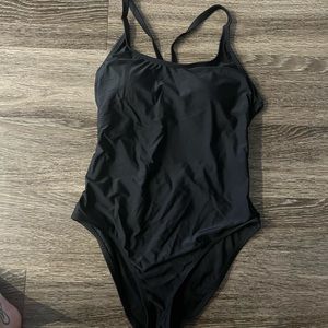 Black Hurley On Piece Bathing Suit